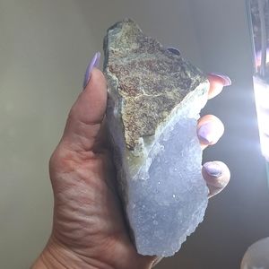 Blue Lace Agate Druzy Crystal